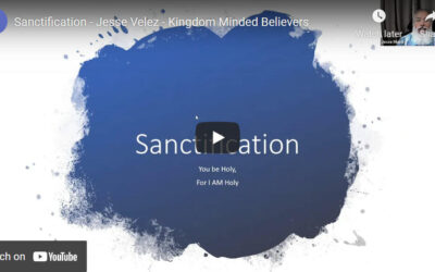 Sanctification in the Life of a Christian