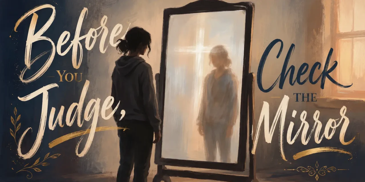 Before You Judge, Check the Mirror