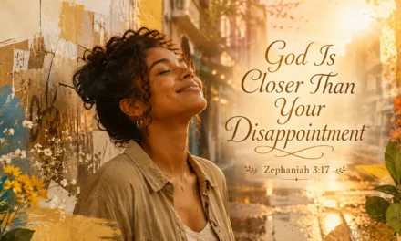 God Is Closer Than Your Disappointment