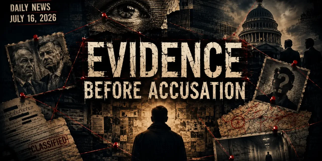Evidence Before Accusation