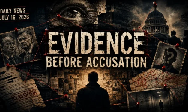 Evidence Before Accusation