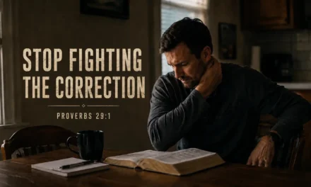 Stop Fighting the Correction